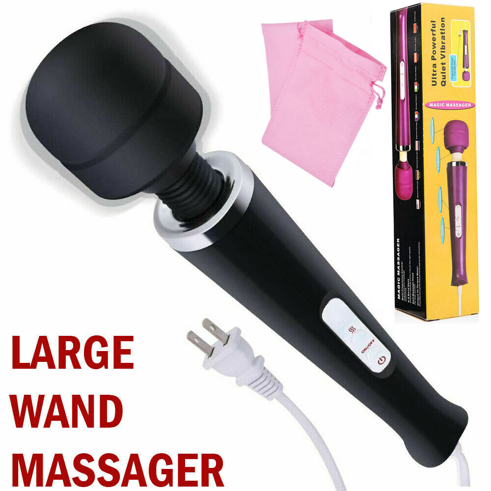 20 speed 10 vibration Handheld Vibrating Massager Wand Full Body Massage Stick