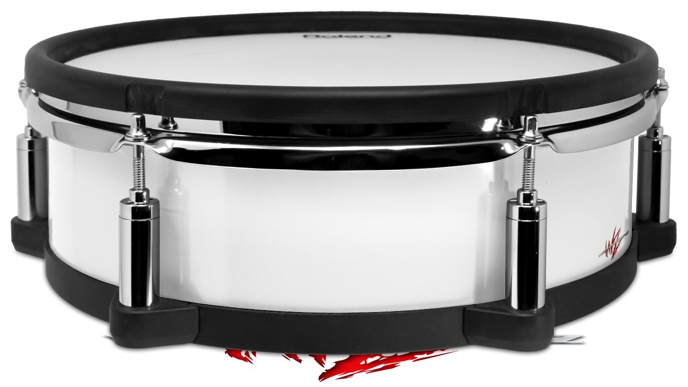 Wrap for Roland vDrum Shell PD128 Solids Collection White