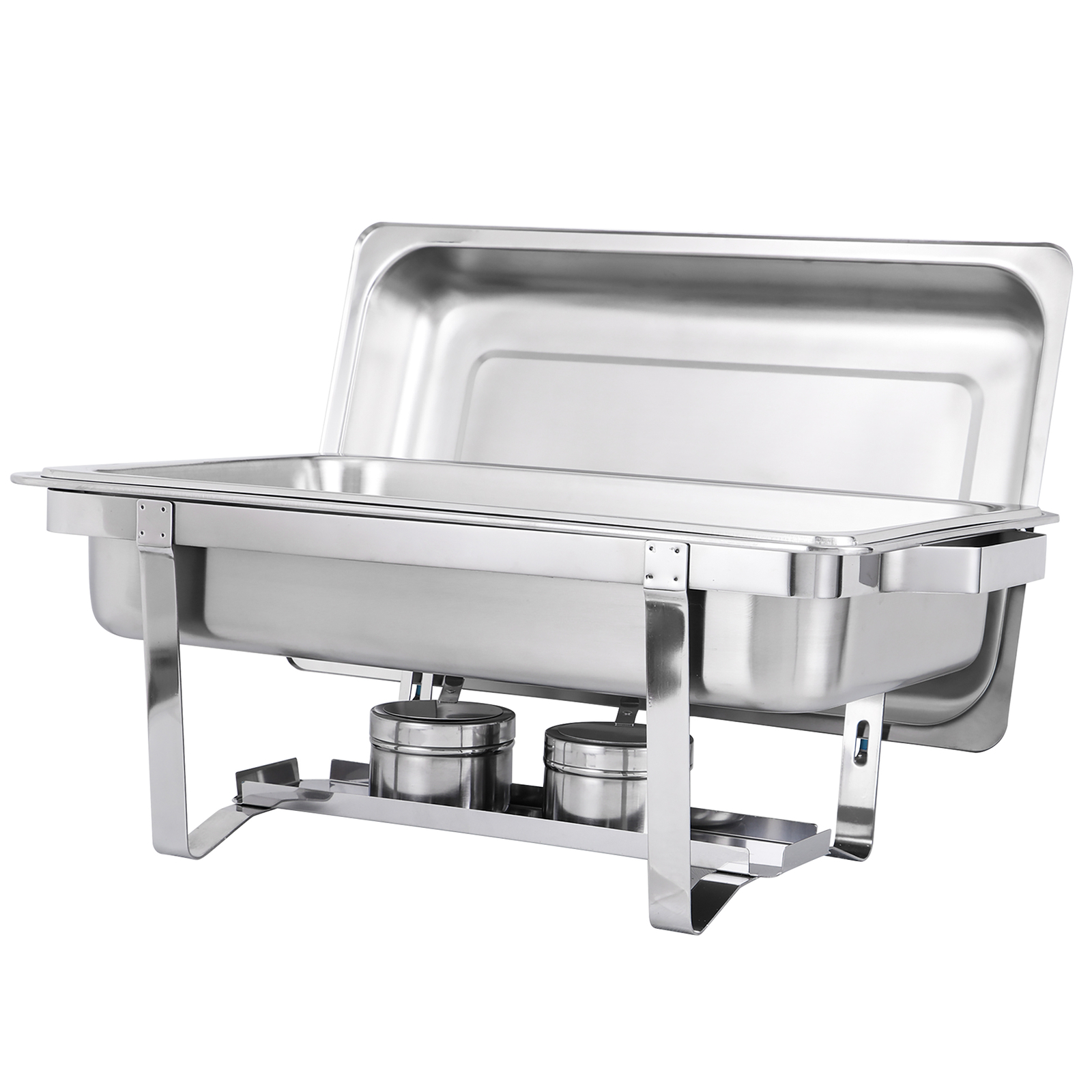 8Pack Stainless Steel Rectangular Chafing Dish Full Size Buffet Catering 8 Quart