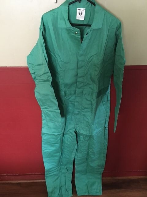 Magid ® SPARK GUARD ®  Flame Resistant Green Large Coveralls New