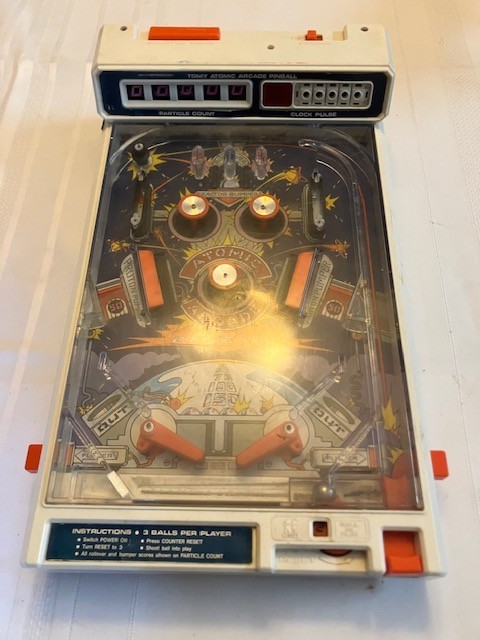 Tomy Atomic Arcade Tabletop Pinball Machine