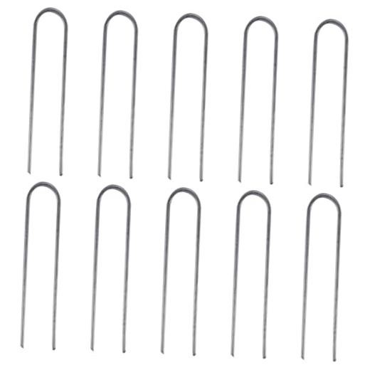 GS50/10PS Drip Irrigation 6" for 1/2" Tubing 10-Pack Galvanized Wire Stake