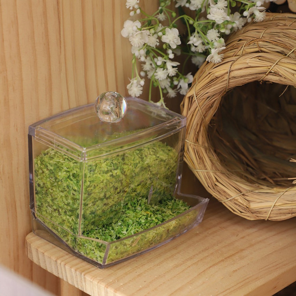 Automatic Chick Feeder Transparent Bird Rutin Chicken Feeding Bowl