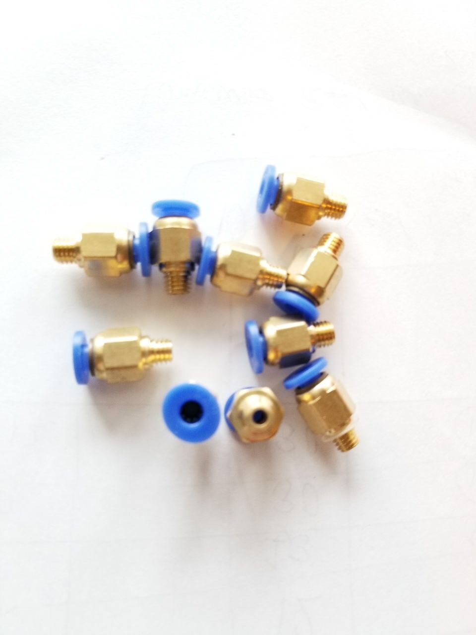 10 QT Bowden Pneumatic PC4-M6 Connector J-head Fit Hotend for Reprap 3D Printer