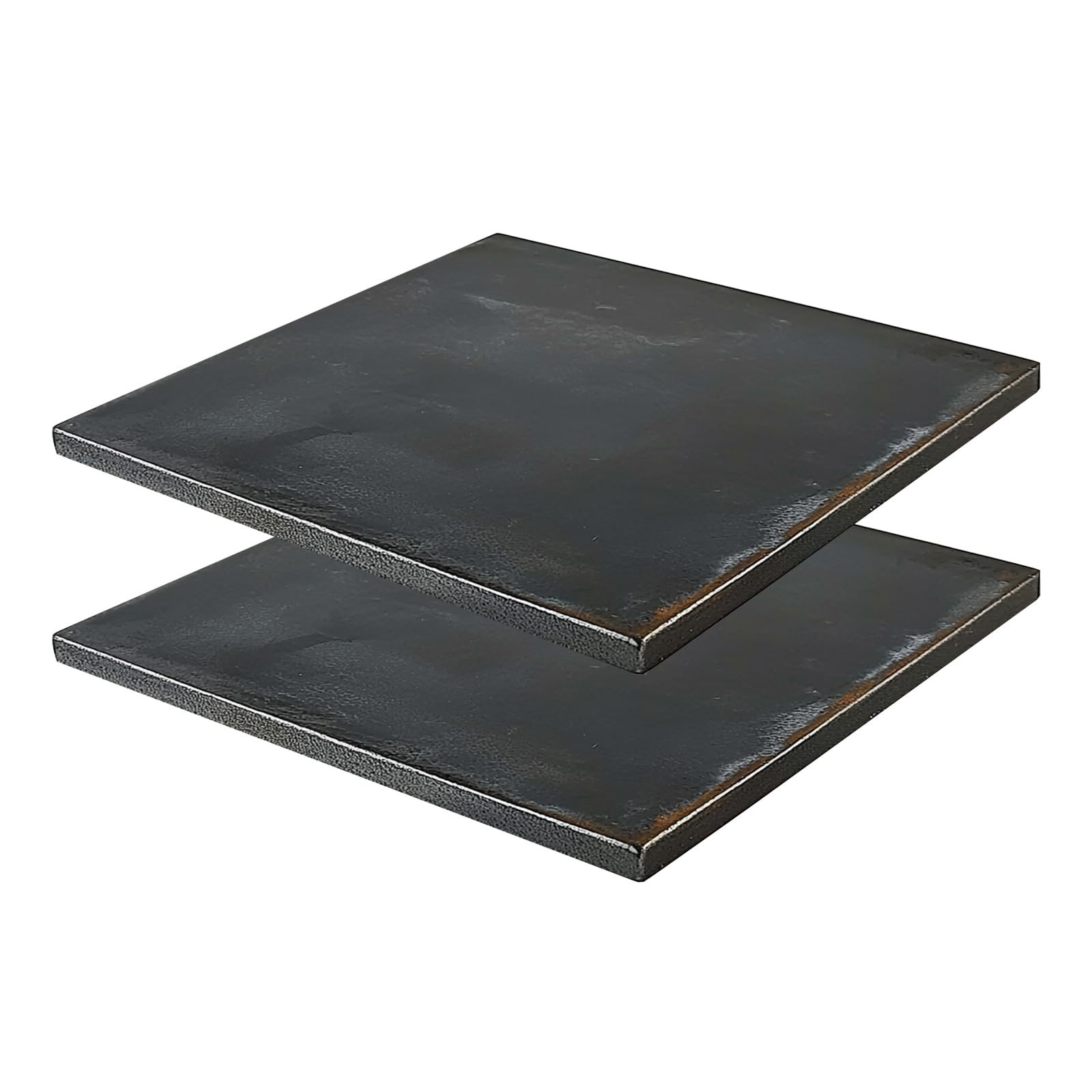 Steel Plate 6" x 6" x 1/8" - 2PCS A36 Hot Rolled Metal Steel 1/8 inch(3mm) Pl...