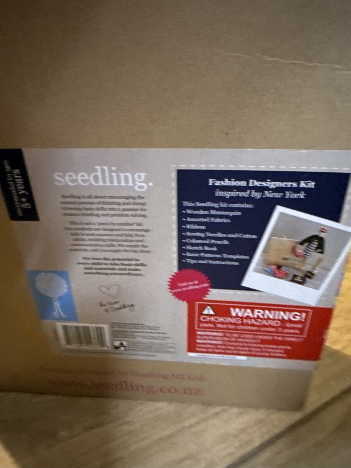 Seedling Growing Creative Kids Design Your Own Doll Kit,