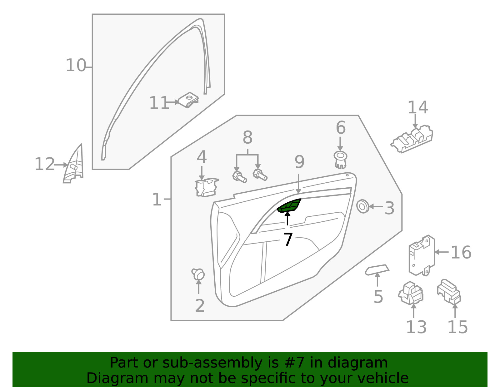 Genuine Door opener left 39862307