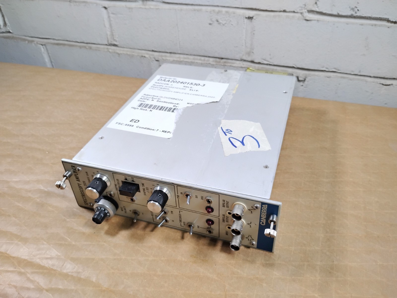 Canberra 2020 Spectroscopy Amplifier