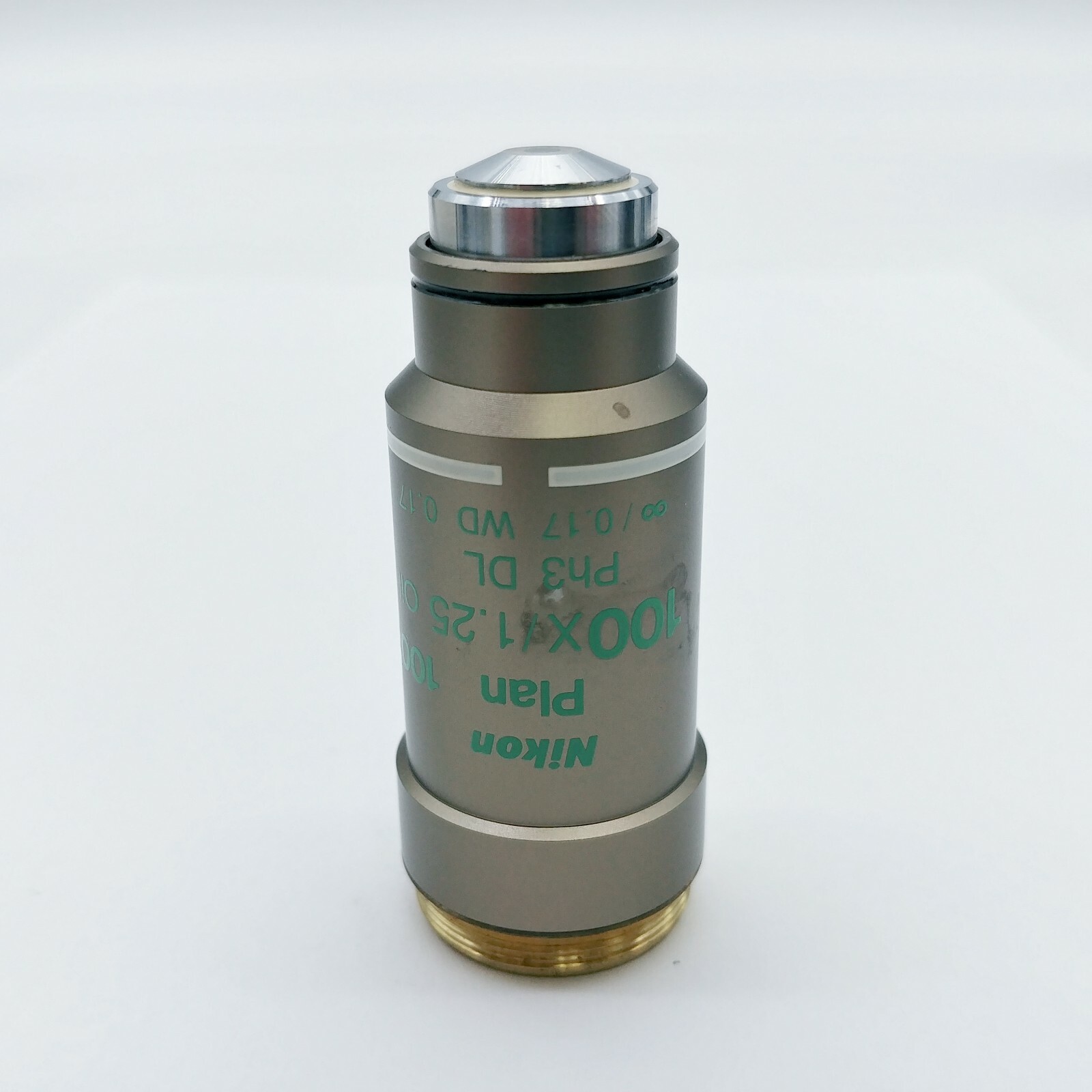 Nikon Microscope Objective Plan 100x Oil Ph3 Phase Contrast for Eclipse Series