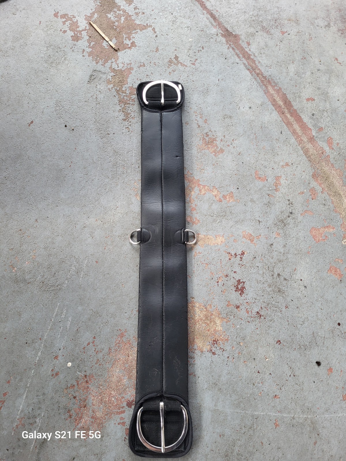34” Neoprene Western cinch Black