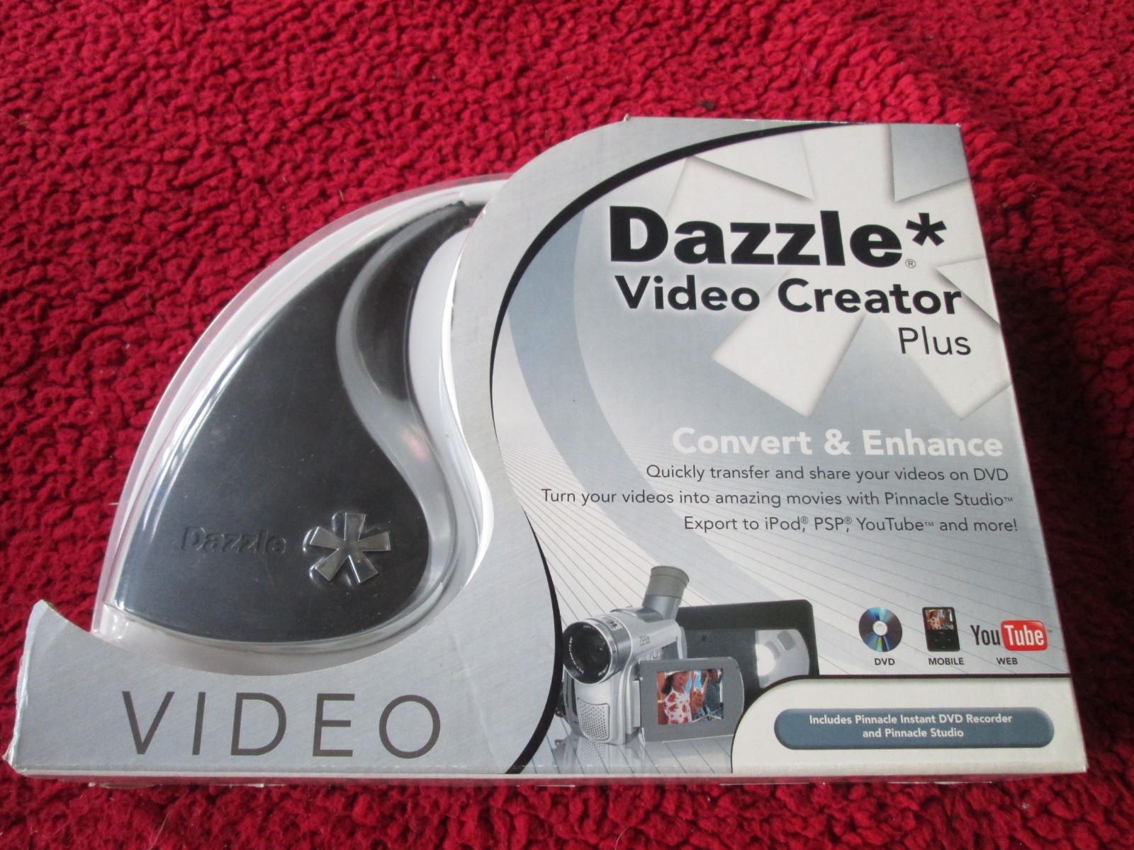 Dazzle Video Creator Plus Convert & Enhance DVD Pinnacle Studio Software