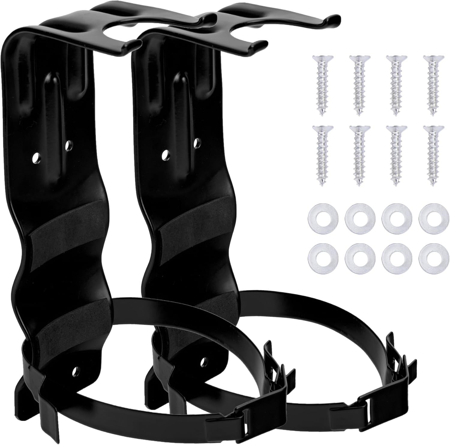 2 Pack Fire Extinguisher Brackets- Fire Extinguisher Wall Mount Bracket- 2.5 LB
