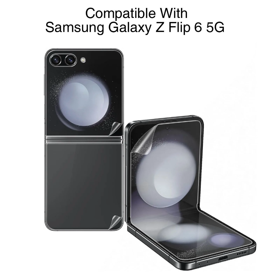 For Samsung Galaxy Z Flip 6/5/4/3/1 Hydrogel Front+Inside+Hinge Screen Protector