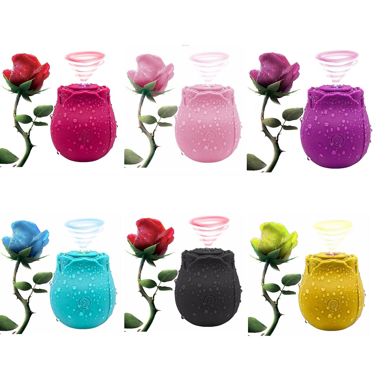 10 speed Rose Female Anniversary Female Birthday Gift Massage Tongue Licking