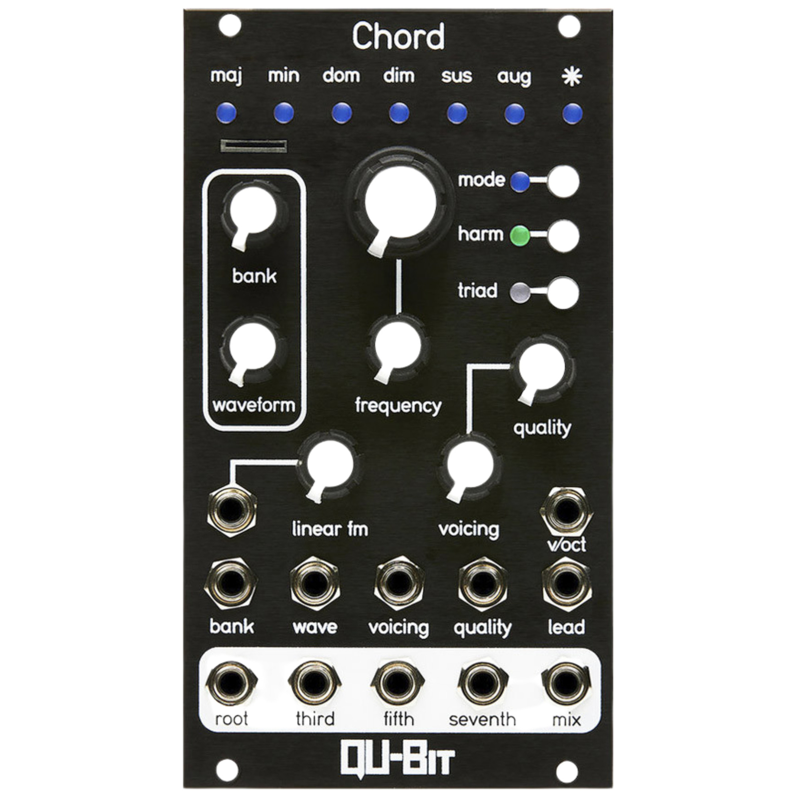 Qu-Bit Chord v2 Polyphonic Oscillator Eurorack Synth Module
