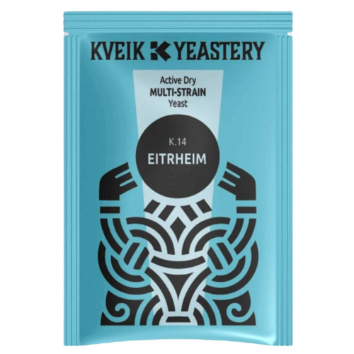 7 gram - Kveik Yeastery | K.14 Eitrheim | Multi-Strain Kveik | Dry Beer Yeast
