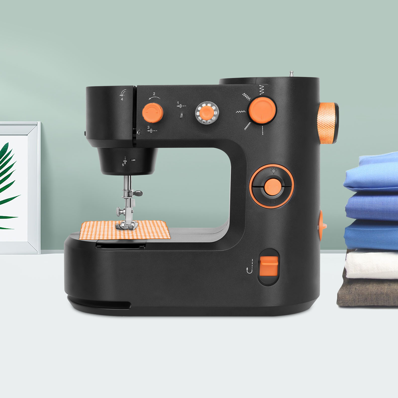 Portable Two Speed Sewing Machine, Free-Arm, Super Utility Stitch Sewing Machine