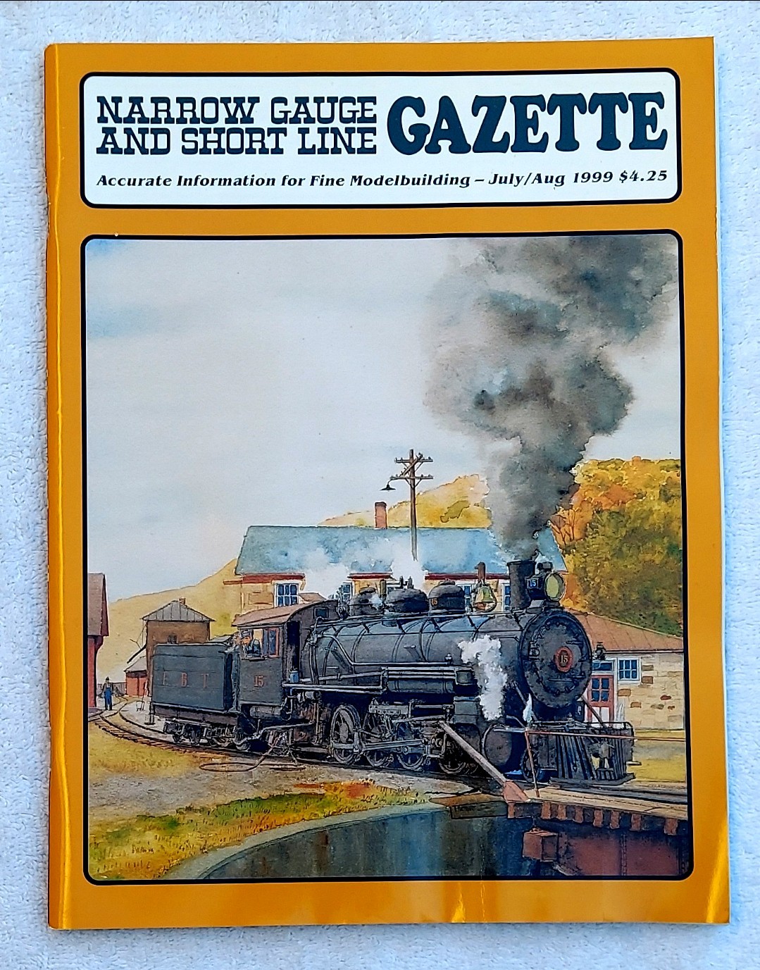 NARROW GAUGE AND SHORT LINE Gazette Magazine Trains July/Aug 1999 Death Valley