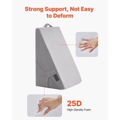 Bed Wedge Pillow for Sleeping Adjustable Orthopedic Bed Wedge 25D
