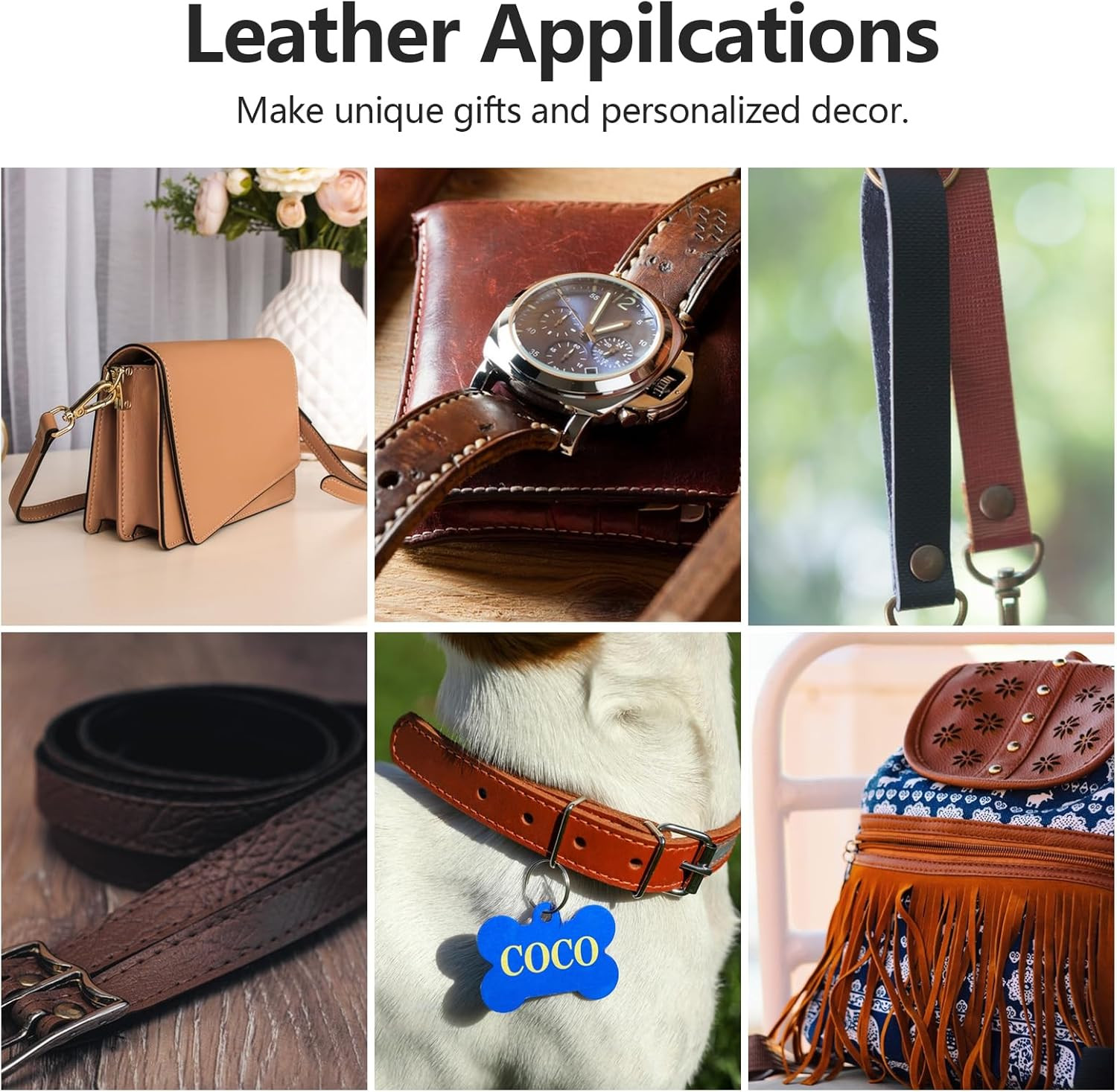 Faux Leather Strap 1 Inch Wide 90 Inches Long Leather Strip, Soft Leather for DI