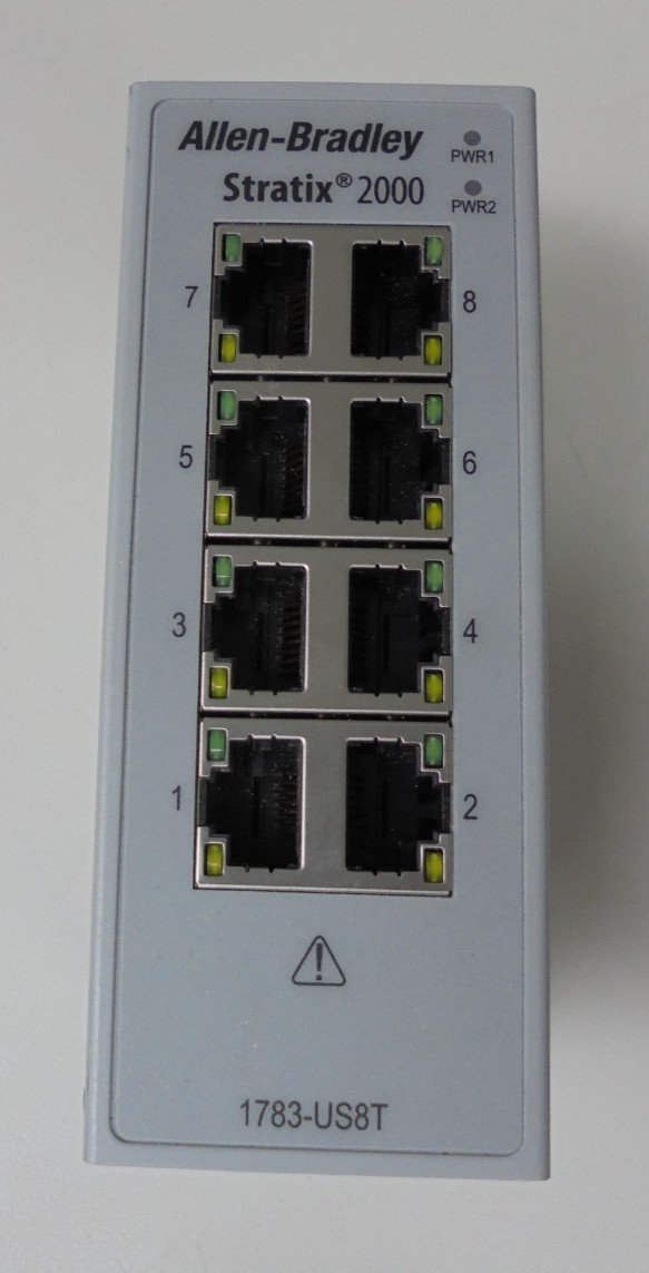 Allen Bradley Stratix 2000 8 Port Ethernet Unmanaged Switch
