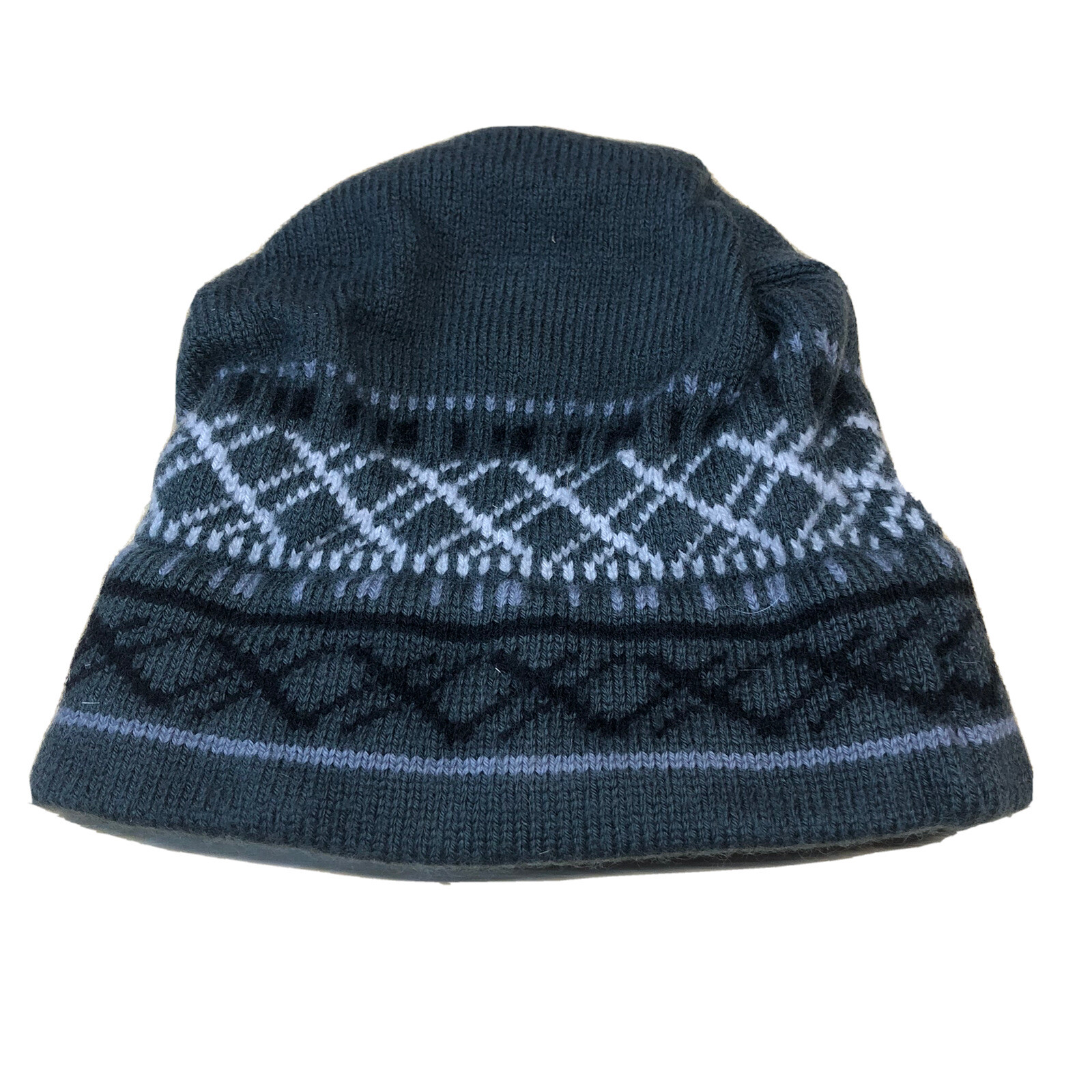 Vermont Originals Wool Ski Hat Beanie Winter Snow Green Made in USA VT