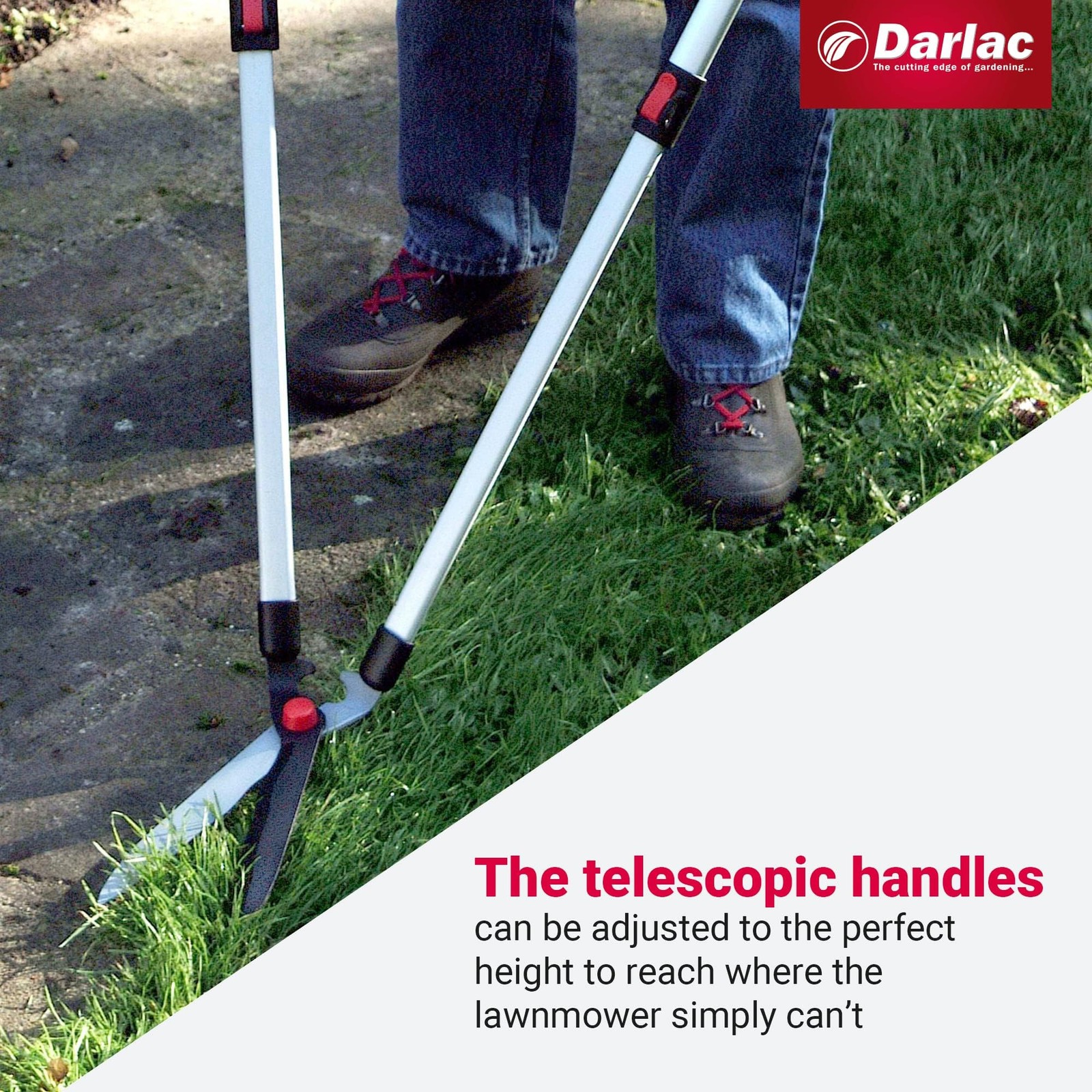 Flip Lock Telescopic Lawn Shear by Darlac - Single, Classic
