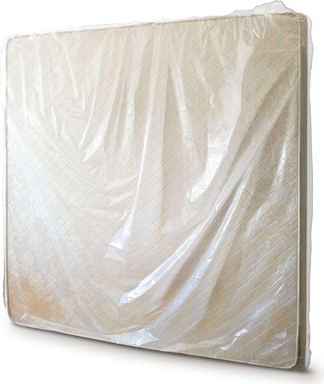 Lightweight Twin/Full Mattress Bag - Clear Polyethylene Storage Solution