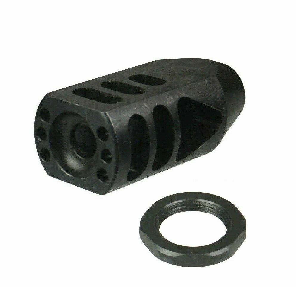 11/16x24 TPI .450 Bushmaster Competition Tanker Muzzle Brake, 11/16-24 Thread