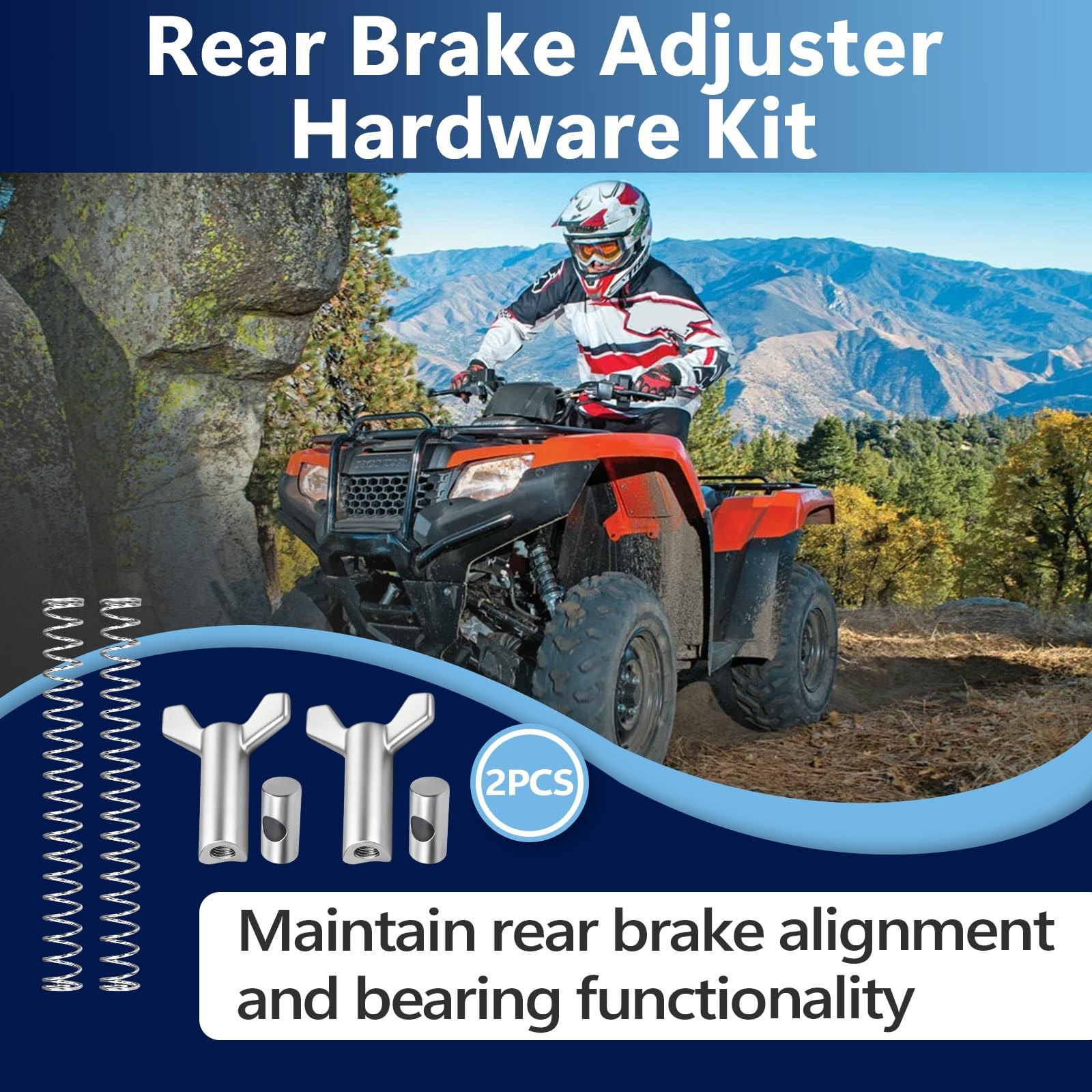 Rear Brake Adjuster Hardware 6-PACK