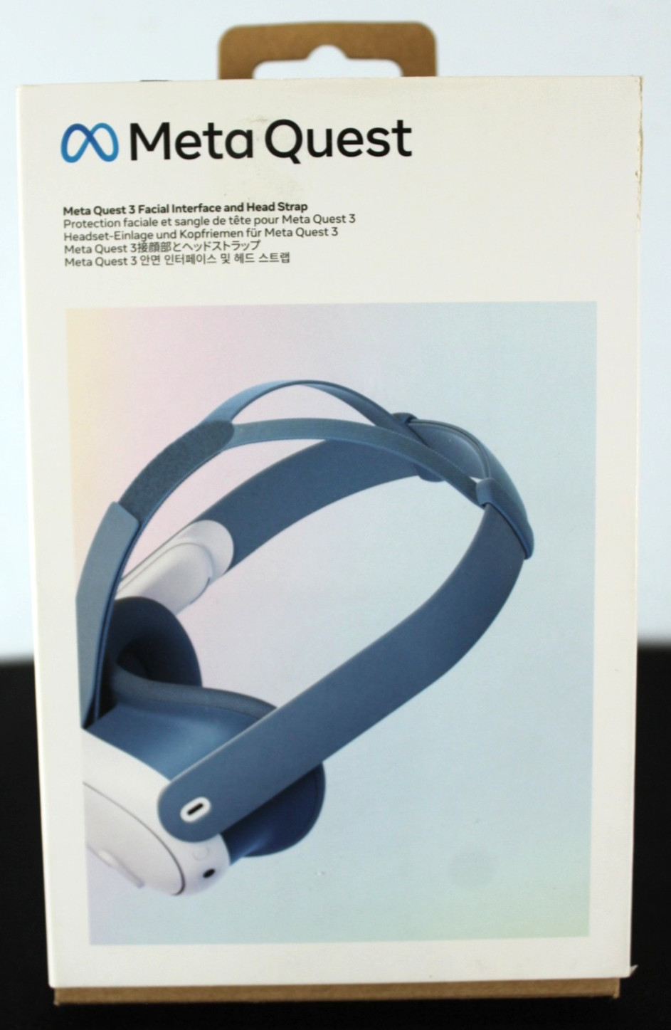 Meta Quest 3 Facial Interface & Head Strap (Elemental Blue) Brand New