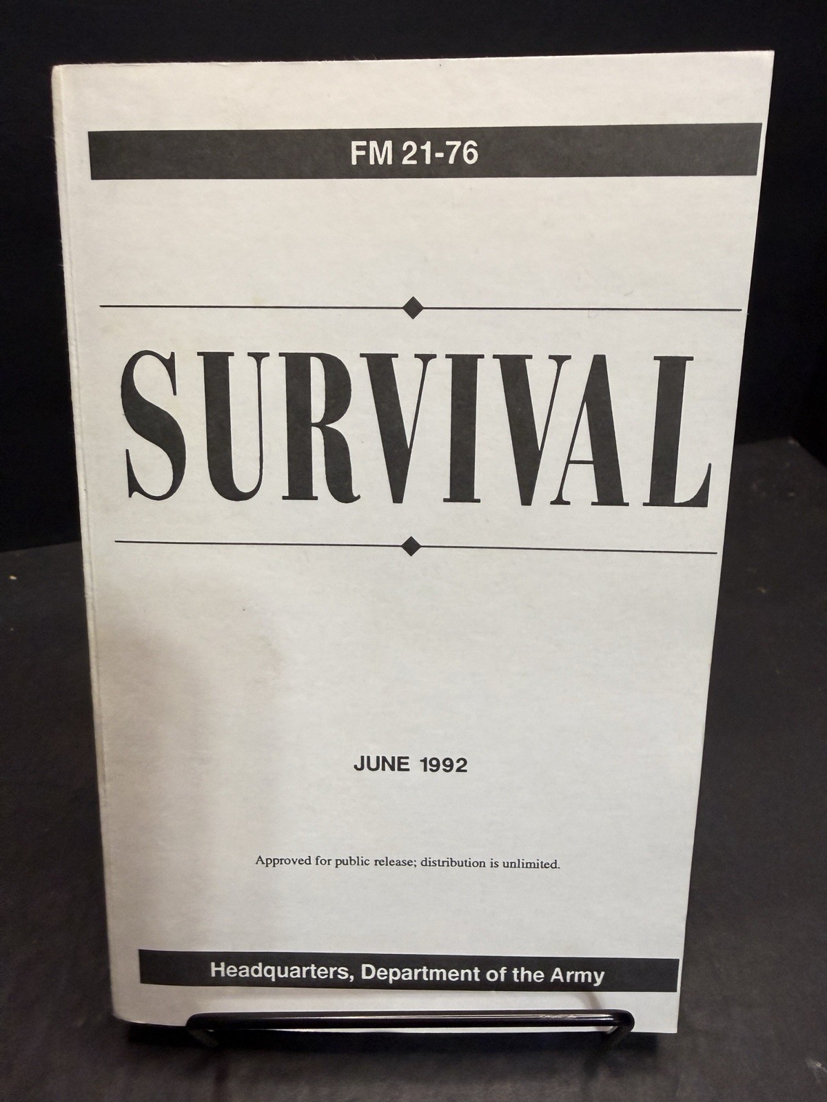 Survival FM-21-76 Headquarters Department of the Army June 1992 Book-A6.4