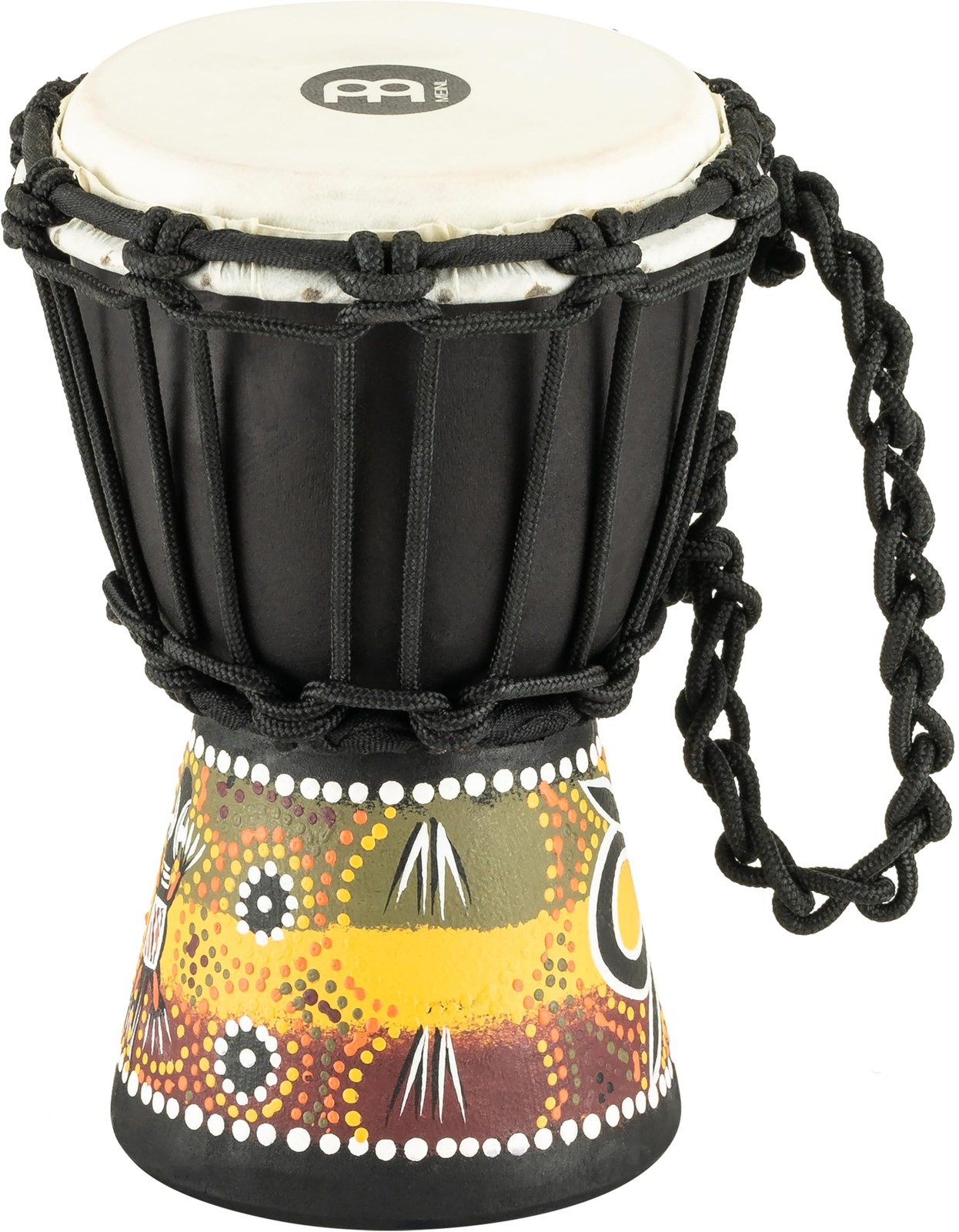 Mini Djembe Hand Drum for Room Decoration — NOT MADE IN CHINA — -inch, Gecko