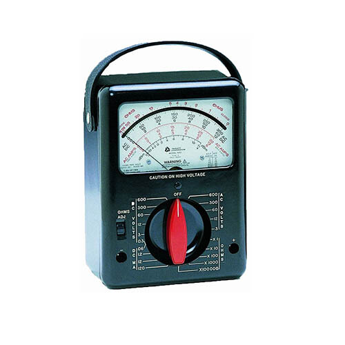 Triplett 3030 Model 630 Analog Volt-Ohm Meter with 25 Ranges