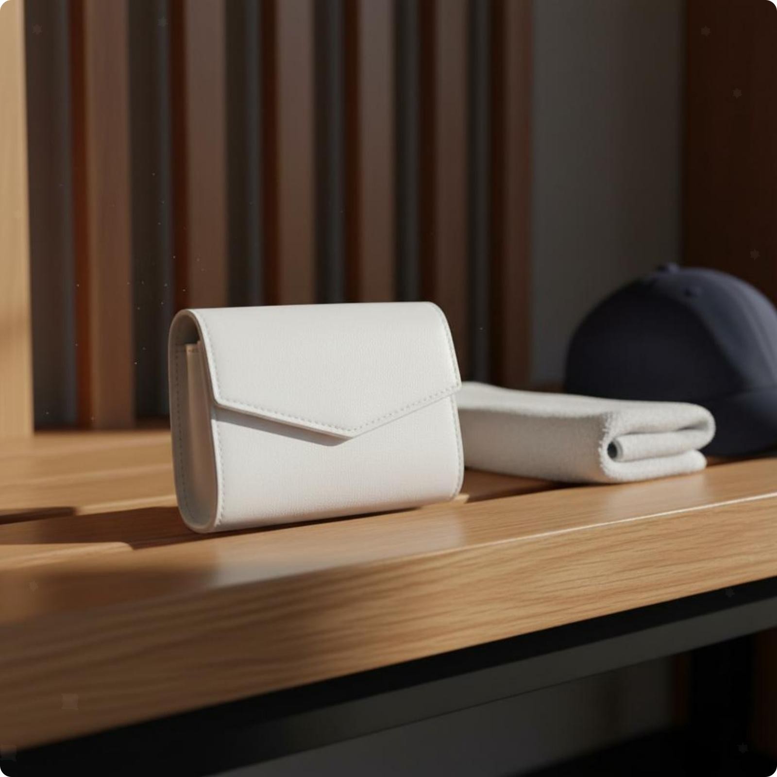 Golf Rangefinder Storage Pouch Tidy Stitched PU Leather Carrying Wallet for