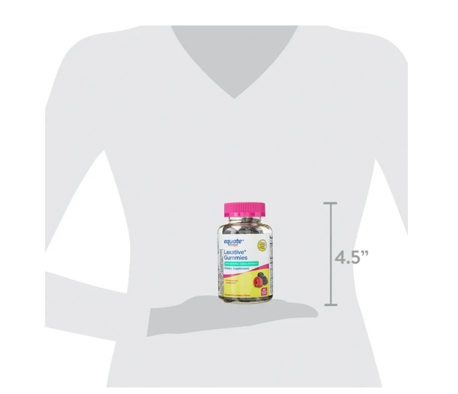 Equate Laxative Gummies with Senna Extract, 60 Count