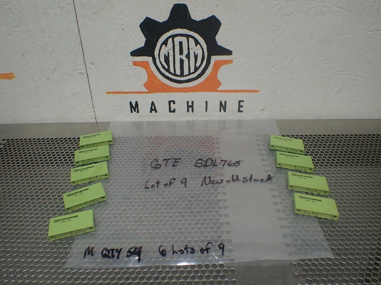 GTE SYLVANIA SDL765 Relays New No Box (Lot of 9) See All Pictures