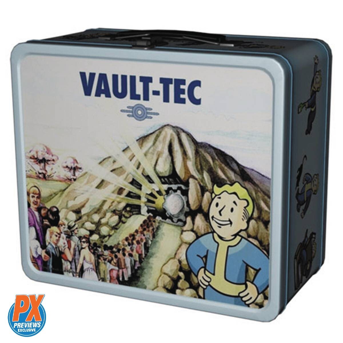 FALLOUT • PX Excl • Pre-Nuclear VAULT-TEC • Pip Boy • Tin Tote  Ships Free