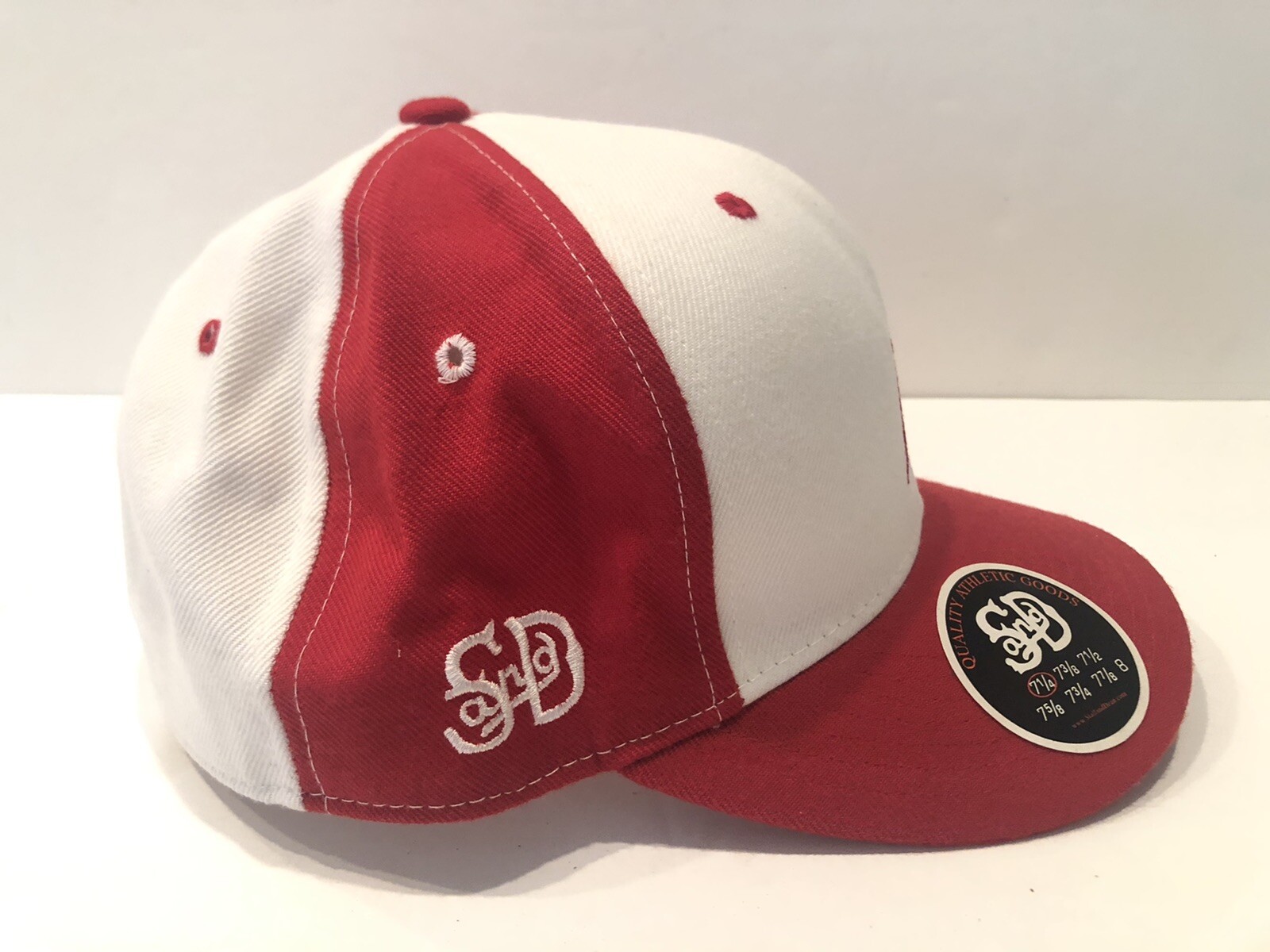 STALL & DEAN RED BIRDS FITTED HAT Cap (7 1/4)