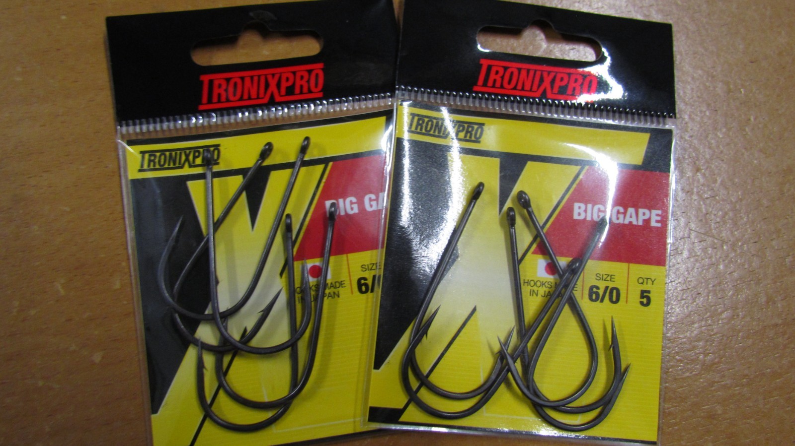 TronixPro Big Gape Hooks 6/0 x 10