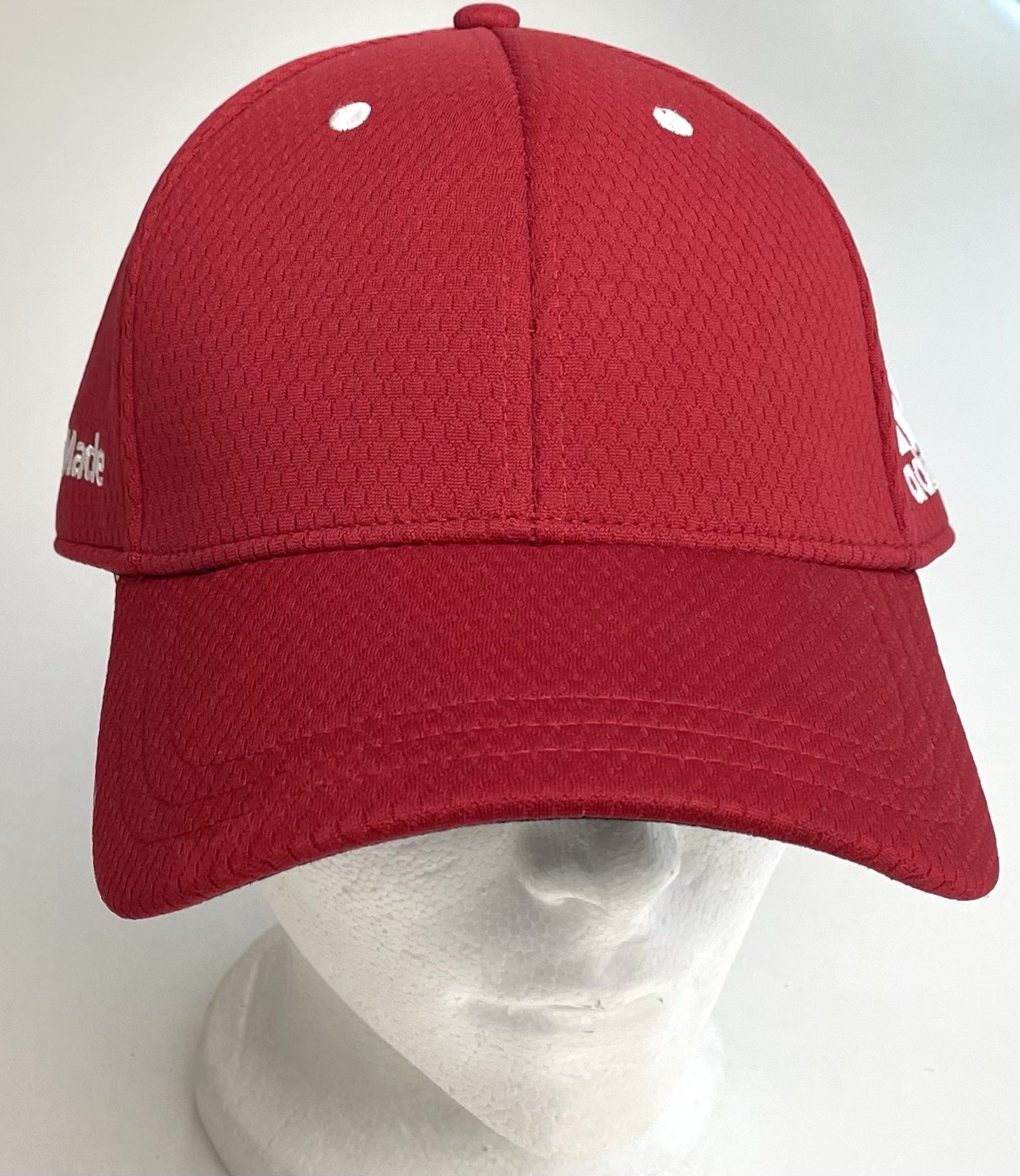TaylorMade Adidas Fitted Golf Cap Red Size S/M