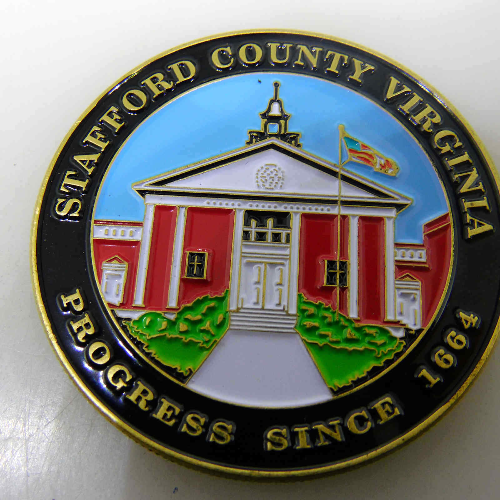 STAFFORD COUNTY VIR GINIA CHALLENGE COIN