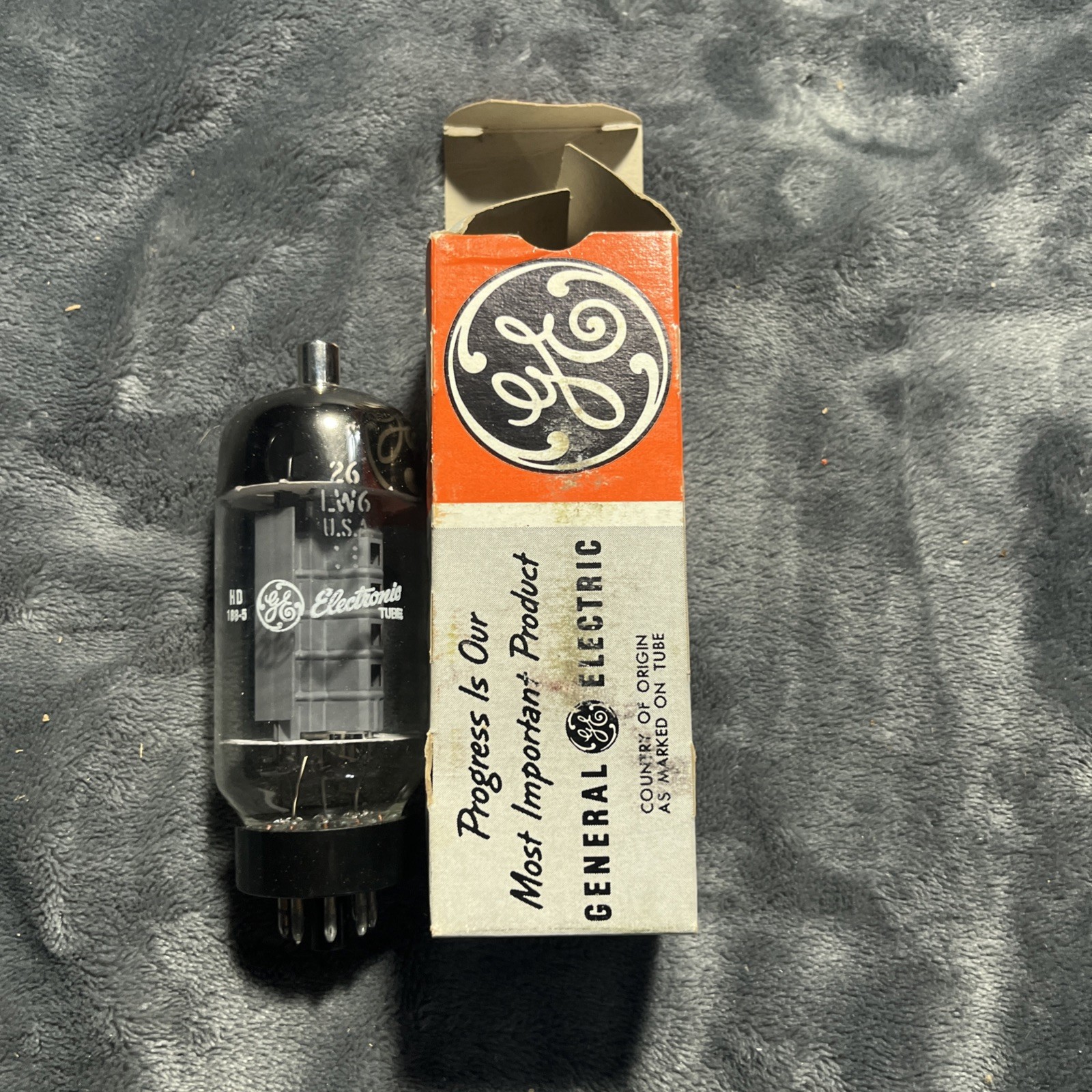 NOS BOT 26LW6 VACUUM TUBE GUITAR AMP RADIO AUDIO PART