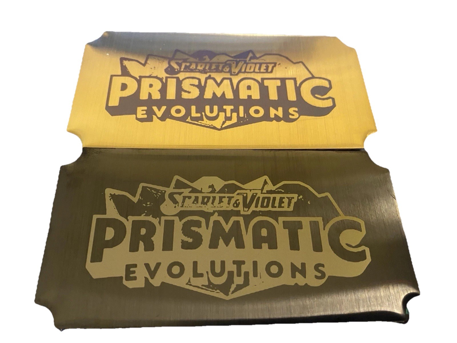 Pokemon binder Cover labels Any Set Laser Engraved Adhesive Back 2”X4”