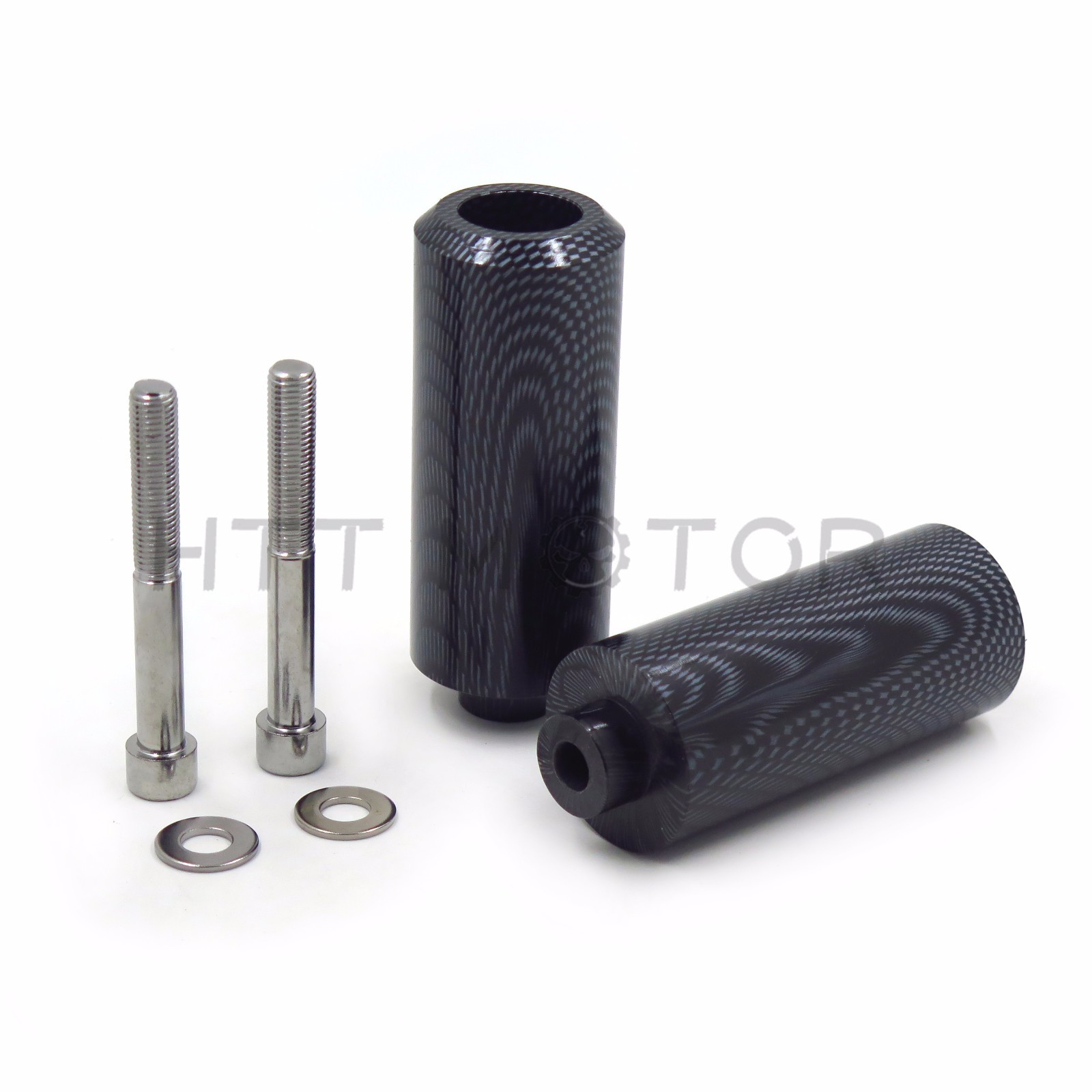 HTTMT Carbon Long Frame Sliders Crash Falling Protector For Yamaha FZ6 2004-2012
