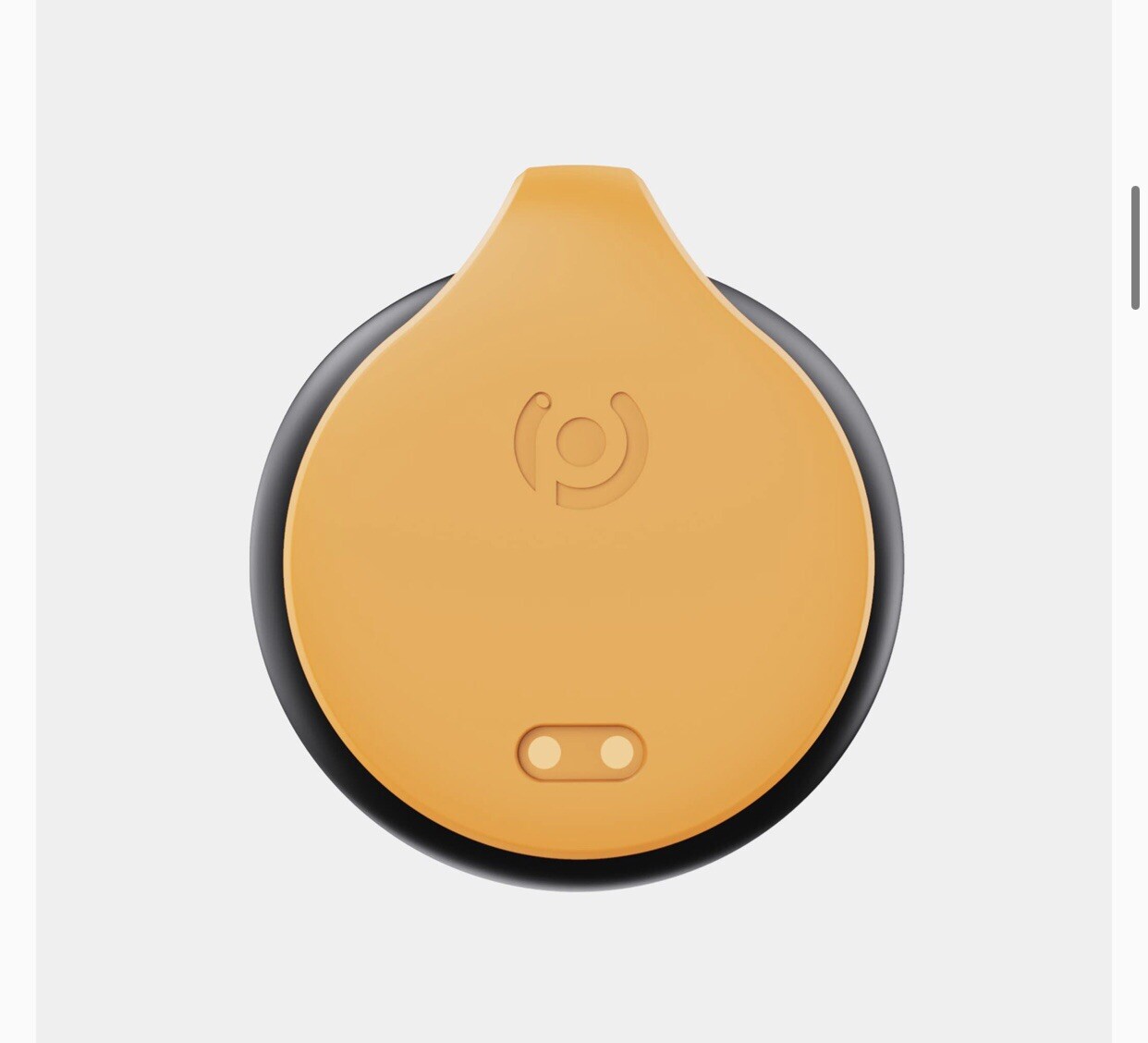 UPOSTURE Smart Necklace Posture TrainerReminder Confidence Builder Chrome Yellow