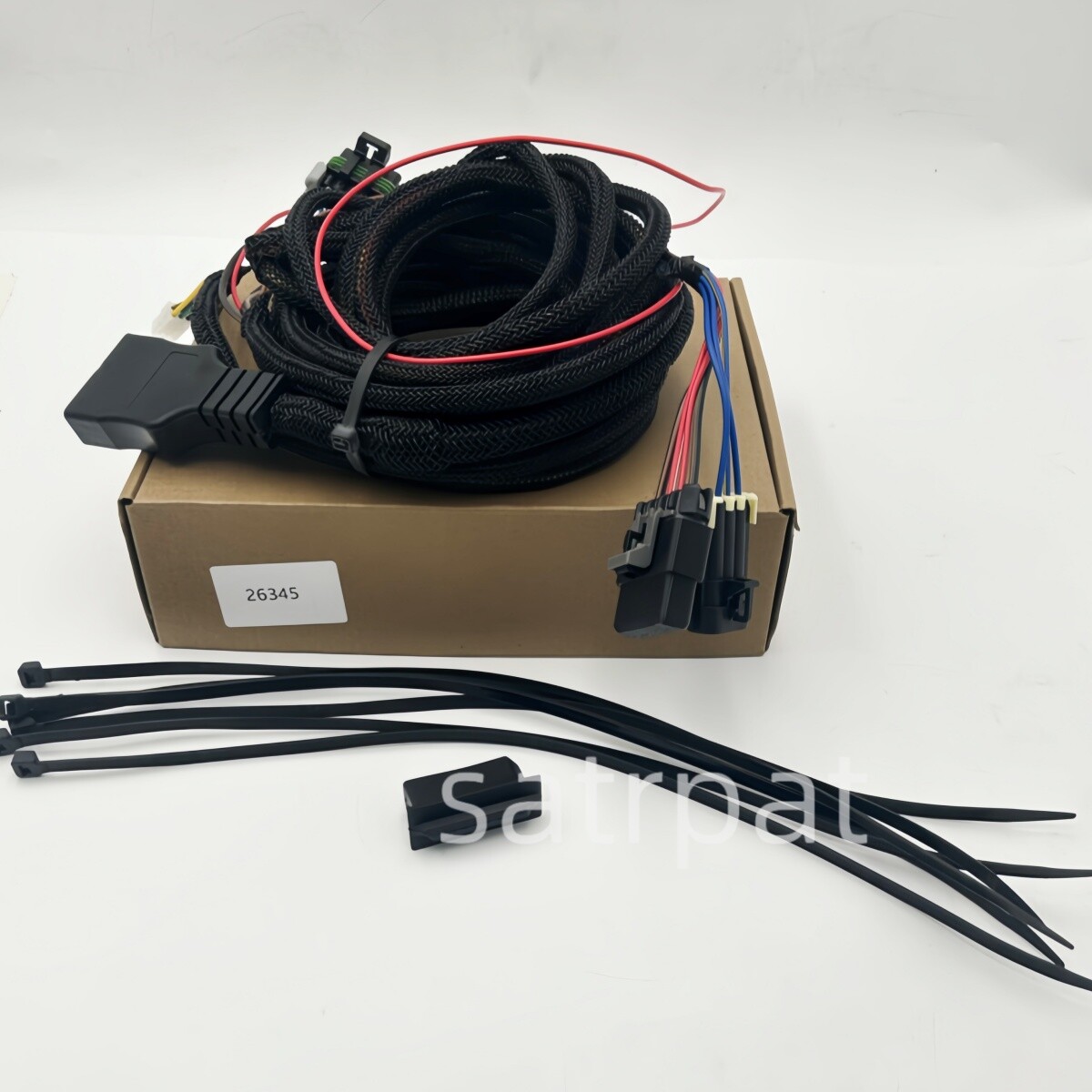 New 26345 Western Fisher Snowplow 3 Pin 3 Plug Wire Harness
