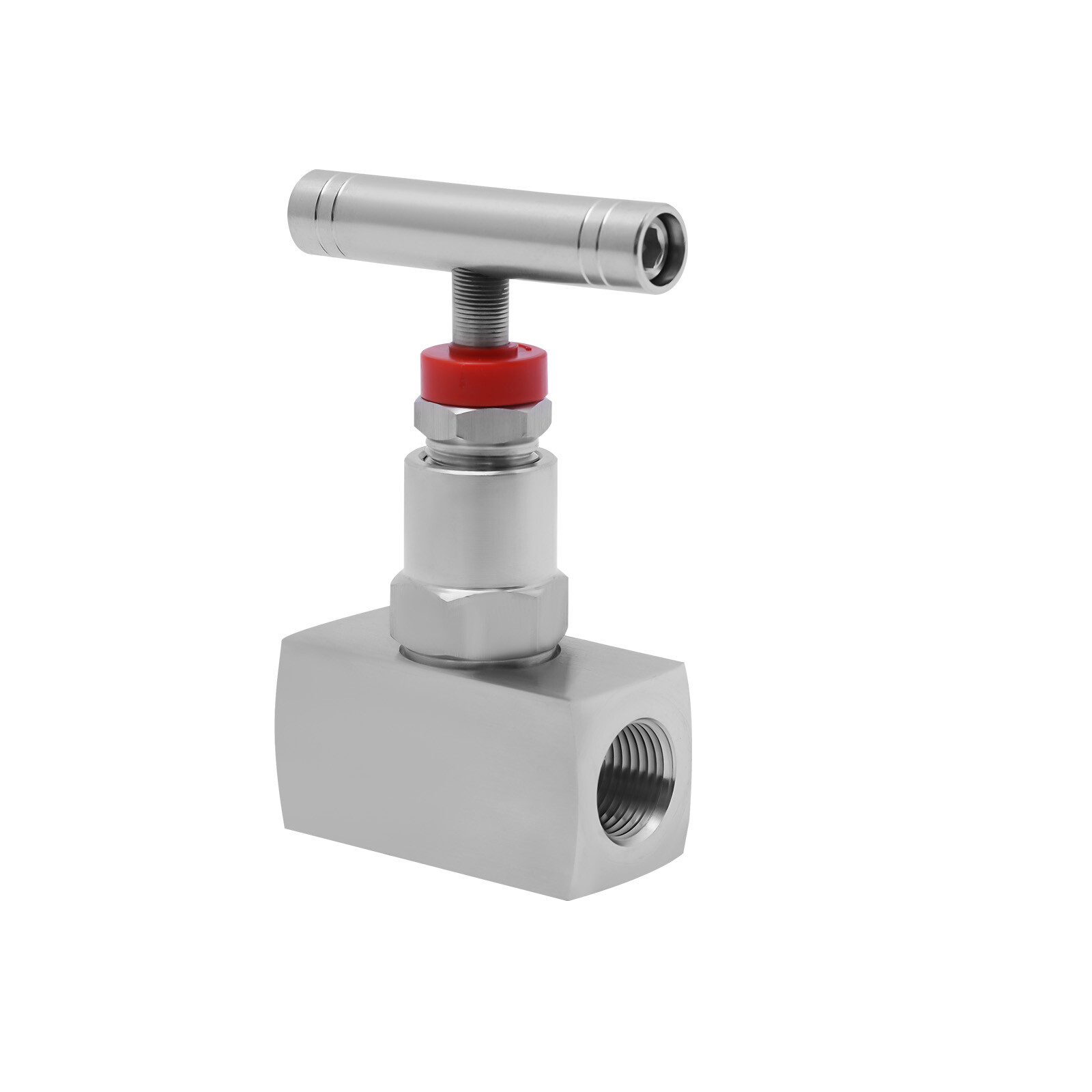 3/8 Inch Straight Needle Valve Stainless Steel Fluid Flow Control Valve 6000PSI