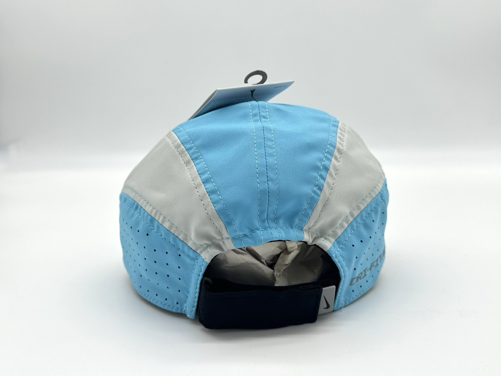 Nike Tailwind DRI-FIT 5-Panel Adjustable Run Elite Hat Light Blue BV2204-416