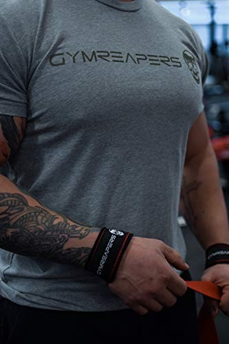 Lifting Wrist Straps for Weightlifting, Bodybuilding, Powerlifting, Red